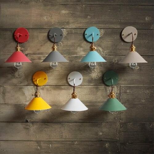 Nordic Industrial Wall Lamp Retro Loft LED Wall Light Lamp Pared Hallway Stairs Wall Sconce Abajur Luminaria kitchen fixtures