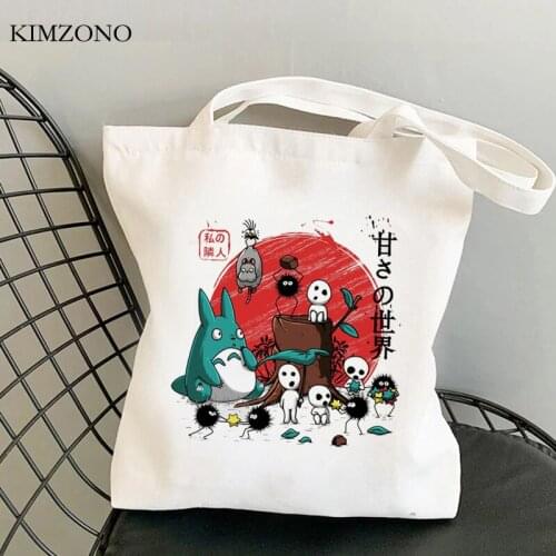 Totoro shopping bag jute bag recycle bag reusable bolsa grocery bolso bag fabric boodschappentas grab