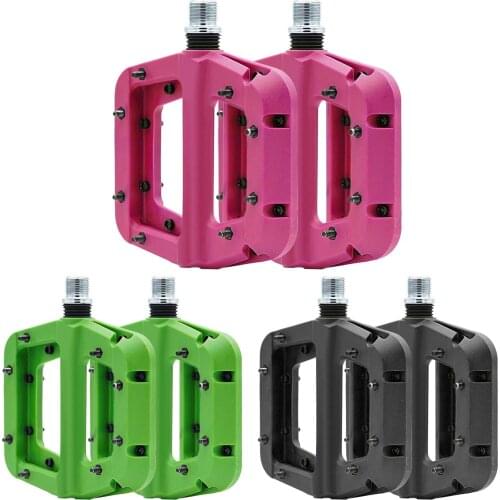 2Pcs Bicycle Anti-slip Ultralight CNC Mountain Bike Sealed Bearing Flat Pedals