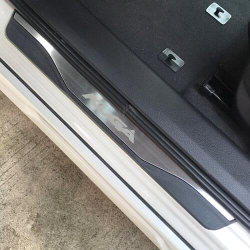 Door Sill Protector For Ford KUGA 2018 Door Pedal Sticker Scuff Plates Stainless Steel Styling Car Accessories