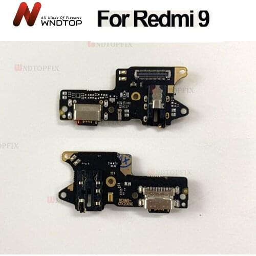 100% Tested For Xiaomi Redmi 9 Charging Port Connector Board Parts Flex Cable