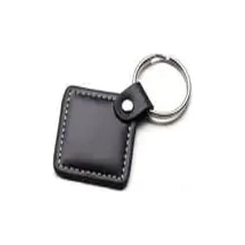 1482 RFID Transponder Tools 13.56MHz RFID/NFC Leather Keychain Fob - Classic 1K