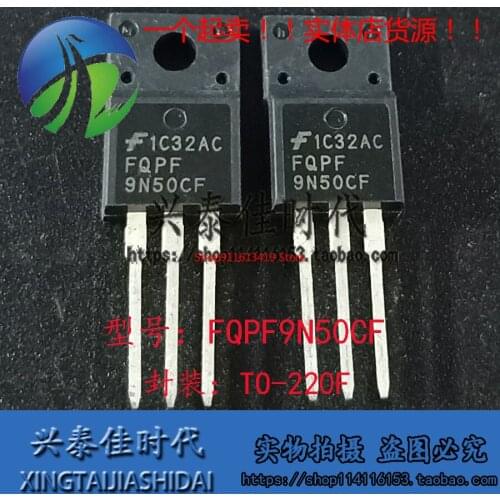 2PCS/LOT 9N50CF FQPF9N50CF 9A/500V TO-220F
