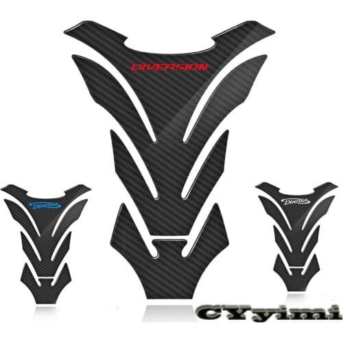 3D Carbon Fiber Motorcycle Fuel Tank Pad Cover Protector Decal Stickers For Yamaha XJ6 XJ900 XJ600 S DIVERSION
