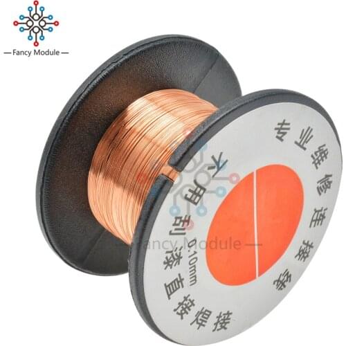 5PCS 0.1MM PPA Enamelled Reel Wire Copper Solder Soldering Welding Phone Repair