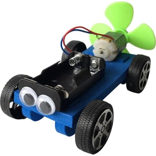 Air power car science and technology small production materials diiy puzzle assembled creative toys wholesale