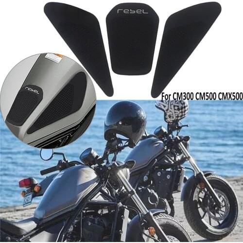 For Honda REBEL500 REBEL300 REBEL CMX 500 300 CM500 CM300 Motorcycle Accessories Gas Tank Protect Sticker Fuel Cap Cover Pad