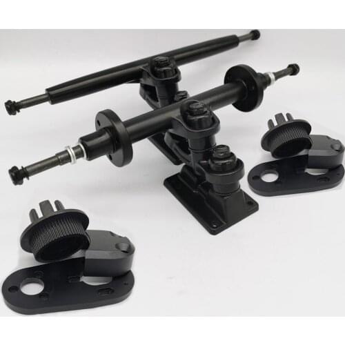 Flipsky 12inches double kingpin electric skateboard bracket trucks with PC cog for 63 motor longboard trucks pulley wheel trucks