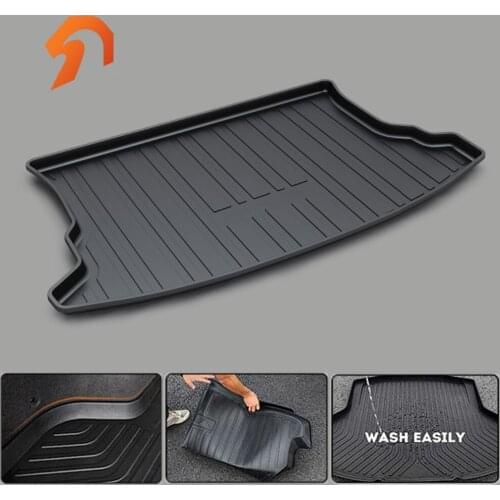 FIT FOR KIA SPORTAGE BOOT LINER REAR TRUNK CARGO MAT 2011-2017 FLOOR TRAY CARPET MUD COVER PROTECTOR 3D car-styling carpet rugs