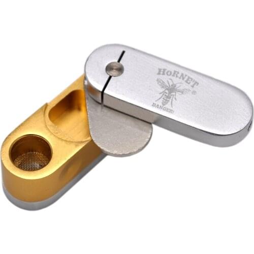 HORNET Metal Turning Smoking Pipe Creative Pipes For Smoking Herb Pipas Fumar Hierba Portable Tobacco Pipe Durable Smoke Pipa