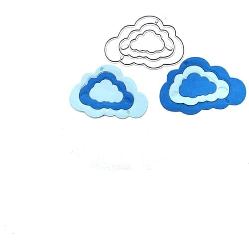 Julyarts Clouds Metal Dies Fustelle Metalliche For DIY Scrapbooking Embossing Photo Album Paper Cards Decorative Crafts Template