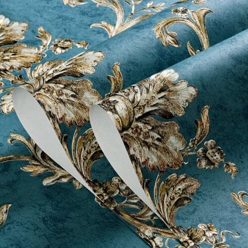 Peel Stick 3D Wallpapers Luxury Self-adhesive Flora Home Decor Contact Paper Living Room Bedroom TV Sofa Background Wall Sticker