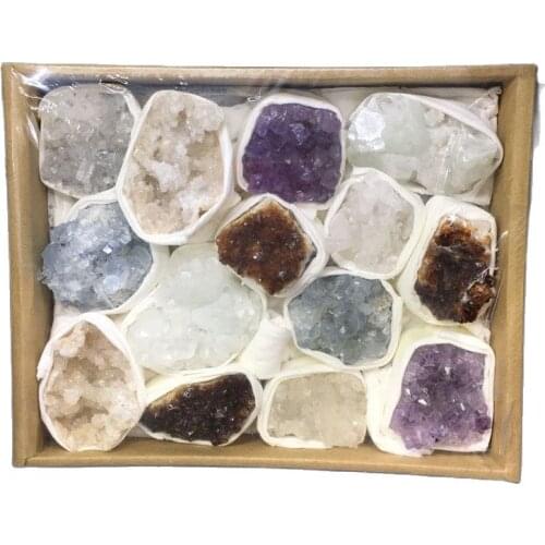 Natural Raw Mineral Kyanitestone Quartz Amethyst Crystal Reiki Healing Home Decoration