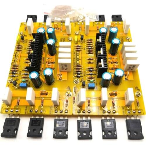 One Pair Single-Ended 2*PASS A5 HIFI Power Amplifier Board IRF244 IRF9610 60W+60W DC35V / with balanced input unbalanced input