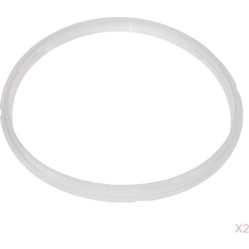 Lot Of 2, Silicone Sealing Rings Replacement 2.8L Pressure Cooker Universal