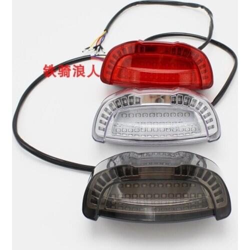 Motorcycle Brake Lights Taillight Waterproof Plastic Modified Accessories Universal Motorbike Stop Signal Simple Installation