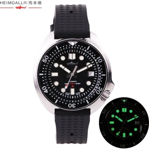 Heimdallr ETA2824 Movement Japan 6105 Watch Men Automatic Self Wind 30Bar Water Resistant Luxury Brand Mechanical Wristwatch