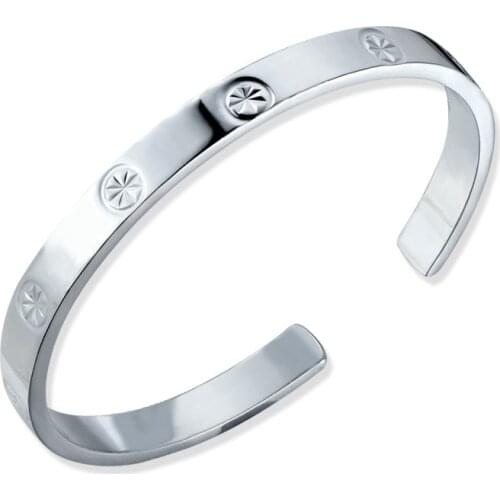 SA SILVERAGE S999 Bracelet Flexible Elegant Temperament Fashion Girls Bracelet Explosive Products Bangles for Women 20.8g