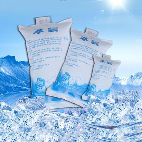 1Pc Reusable Ice Bag Water Injection Icing Cooler Bag Pain Cold Compress Drinks Refrigerate Food Keep Fresh Gel Dry Ice Pack