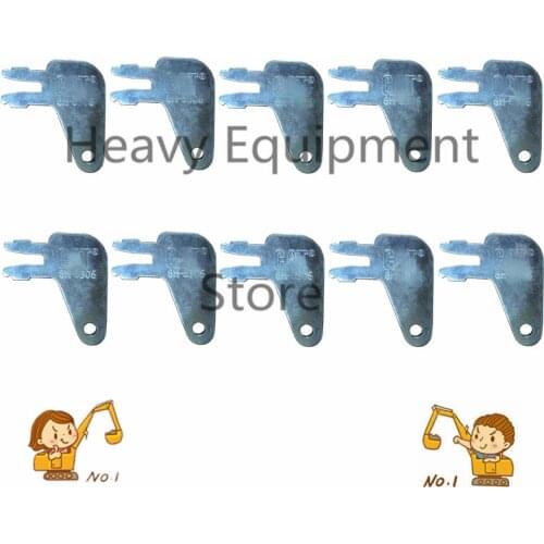 10) 8H5306 8398 Master Disconnect Ignition Key Fits Cat Caterpillar Equipment Battery