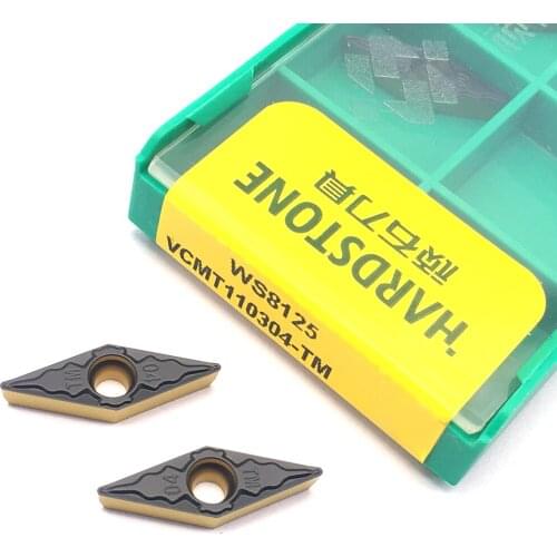 100% Original WS8125 VCMT110304 TM Turning Tools For WC Type U Drill Bit tool For Steel Carbide Inserts CNC Lathe Cutter