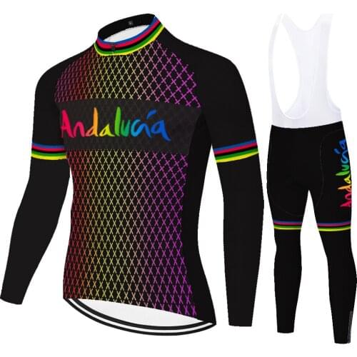 Andalucia Summer Spirng Velo Homme Abbigliamento Masculino Ropa Uniforme Completo Conjunto Ciclismo Maillot Ciclismo Hombre