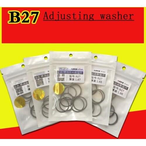 B27 diesel common rail injector nozzle armature lift travel adjusting washers gaskets for DENSSO G2