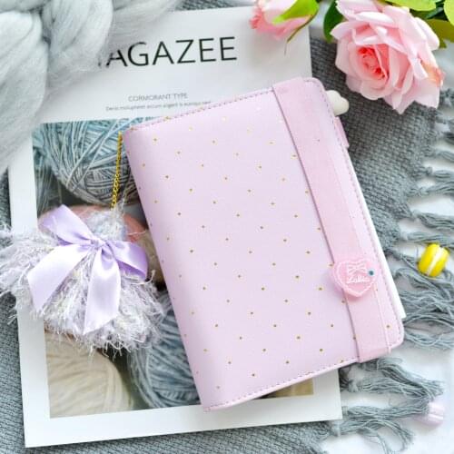 2019 Dokibook Mint A6 Pouch Series Spiral Time Planner Pencil Case Zipper PU leather Notebook Diary Agenda With Randomly Gifts