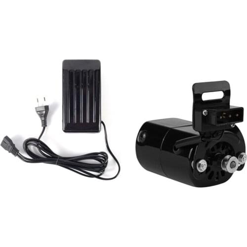Home Sewing Machine Motor Foot Pedal 220V 180W 0.9A Old Style Electric Sewing Machine Motor + Controller Kit EU Plug