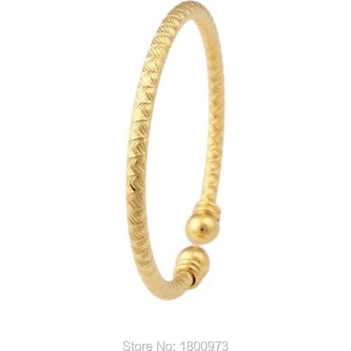 Costume Unique new brand women bangles&bracelets Gold Color gift charming jewelry free shipping