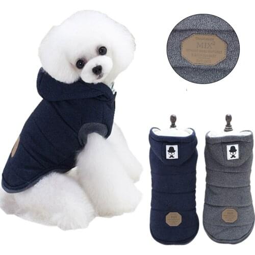 Dog Clothes High Quality Cotton Winter Thicken Jacket Coat Pet Clothing For Dogs Pet Hoodies Clothes For Small Dogs Accessories