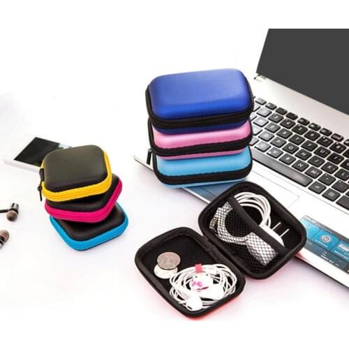 Earphone Wire Organizer Box Data Line Cables Storage Box Case Container Headphone Protective Box Case Container Packaging