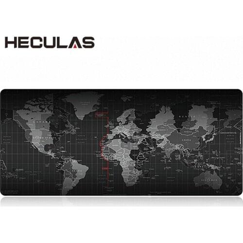 HECULAS Mouse Pad Anti-slip PC Computer Gaming Natural Rubber Large Size Mousepad Keyboard and Mouse Desk Mat