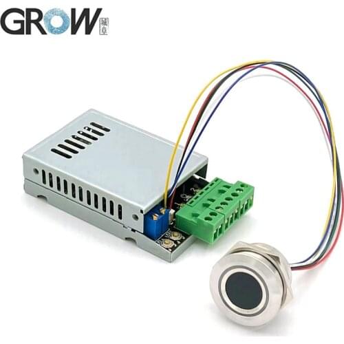 GROW K220+R503 DC10-24V Two Relay Output With Administrator/User Fingerprint Access Control Board 0.5s-60s-Normally Open Relay