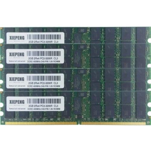 For Sun Netra CP3020 CP3220 ATCA CP3250 X4200 Ultra 40 M2 Server 16GB DDR2 667MHz REG ECC RAM 8GB 2Rx4 PC2-5300P Registered ECC
