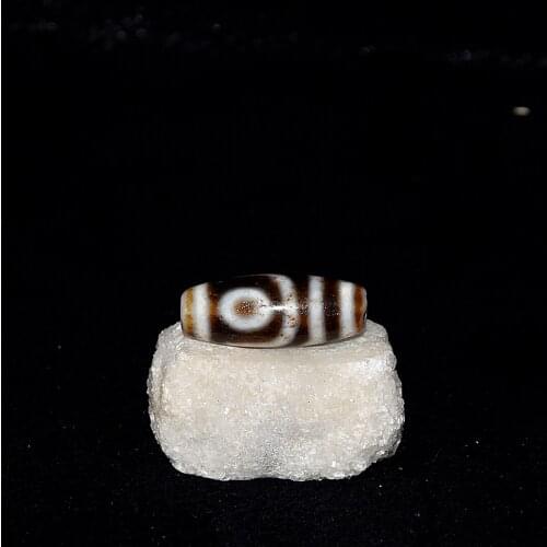 Tibet Old White Oily Agate 2 Eyes Totem Pattern DZI Beads For Men&women Amulet Jewelry Bracelet Necklace Making free shipping