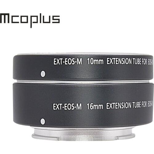 Mcoplus Auto Focus Macro Extension Tube Ring 10mm 16mm for Canon EOS EF-M M M2 M3 M5 M6 M10 M50 M100 M200