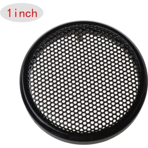 1/2/3/4/5/6 Inch Black Car Speaker Grill Mesh Round Horn Protective Cover Circle Enclosure Net DIY Decorative Accessories L4MD