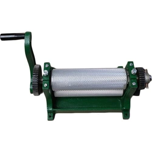 1PC Manual Honeycomb Embossing Machine Aluminum Alloy Bee Bee Special Beeswax Foundation Sheet Press Roller Machine