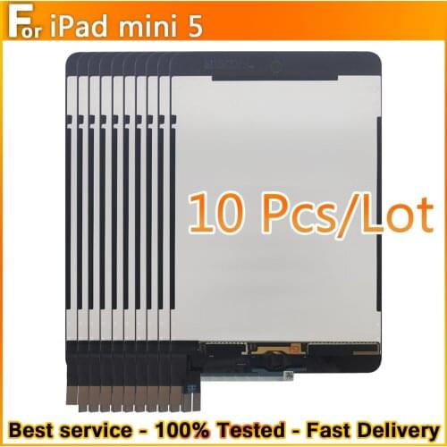10PCS Originall For iPad Mini5 5th Gen 2019 A2124 A2126 A2133 LCD Display Touch Screen Assembly Digitizer Replacement 100%Test