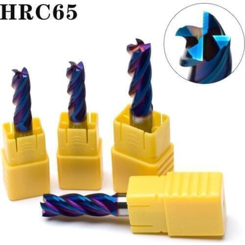 6mm 4 Flutes HRC65 Carbide End Mill Alloy Carbide Milling Tungsten Steel Milling Cutter EndMillS CNC Cutting tools