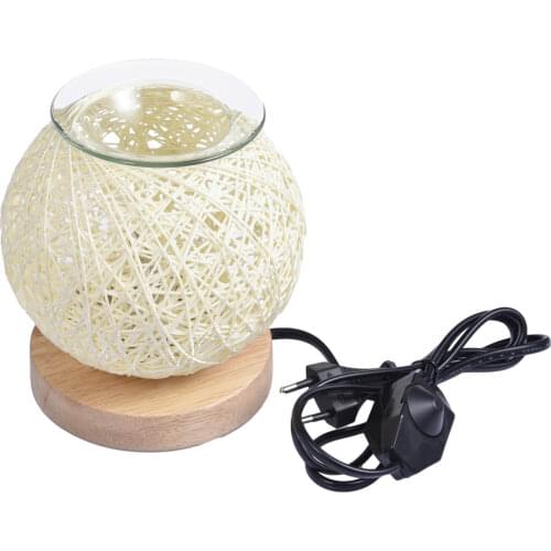 Aroma Electric Wax Melt Incense Burner 3D Aroma Lamp Essential Oil Burner Light Aromatherapy Diffuser Wax Warmer Nightlight