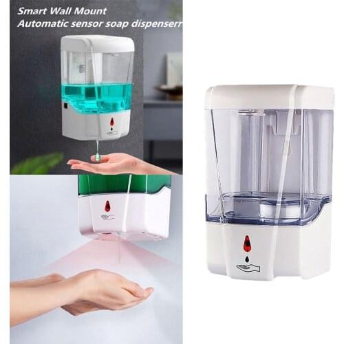 Automatic Liquid Soap Dispenser Induction Foaming Hand Washing Device for Kitchen Bathroom (Without Liquid) 700ml