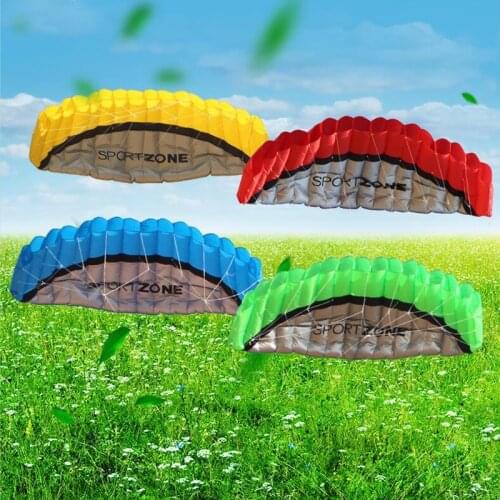 Free shipping dual line parafoil kite flying tools for power kite sailing kitesurf rainbow outdoor toys sports beach factory new