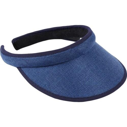 Unisex Summer Outdoors Baseball Cap Simple Solid Color Visors Caps Outdoor Climbing Running Hats Adjustable Without Top Sun Hat