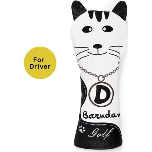 Golf Club Head Covers,Golf Driver Cover Golf Headcovers Leather Golf Wood Covers for 460CC Drivers,Golf Driver Head Covers