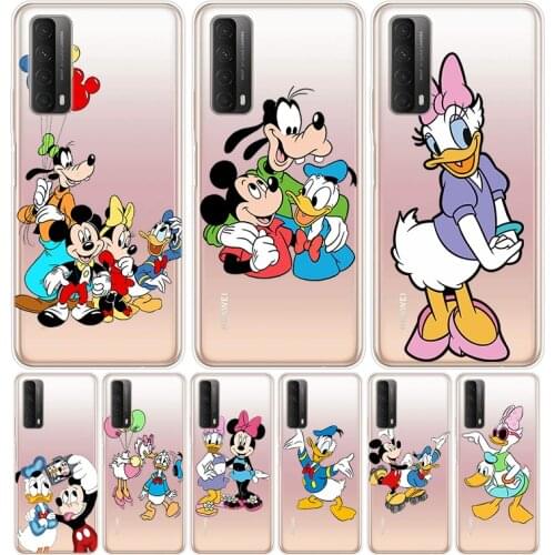 Donald Daisy Duck For Huawei Mate 40 30 20 20X 10 RS P Smart 2021 2020 Z S Pro Plus Lite 2019 Silicone Phone Case