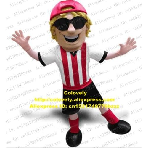Club Football Palyer Athlete Sportsman Mascot Costume Adult Cartoon Character New Product Introduction Sales Promotion zz7054