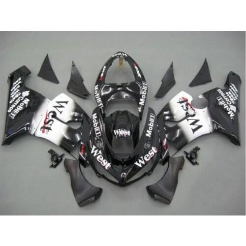 Motorcycle Fairing kit for KAWASAKI Ninja ZX6R 05 06 ZX6R 636 2005 2006 WEST White black ABS Fairings set +7 gifts SX31