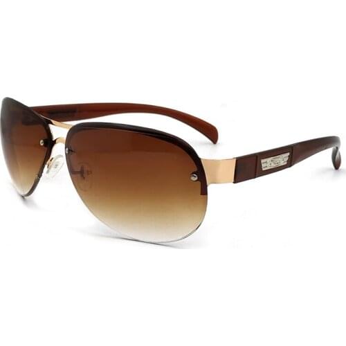 Laura Fairy Classic Gradient Lens Pilot Sunglasses Double Bridge Design Temple Men Sun Glasses lentes de sol hombre 2019